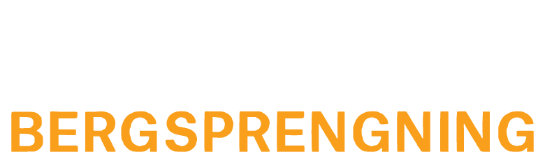 Alfa Bergsprengning kvit logo